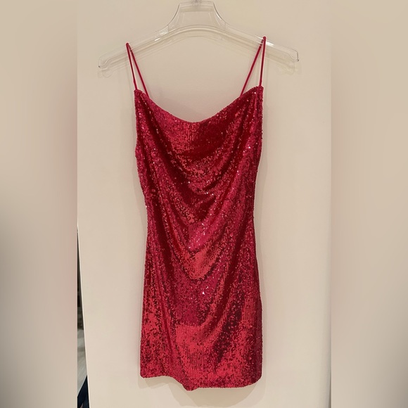 Motel Rocks | Dresses | Motel Rocks Pink Sequin Dress | Poshmark